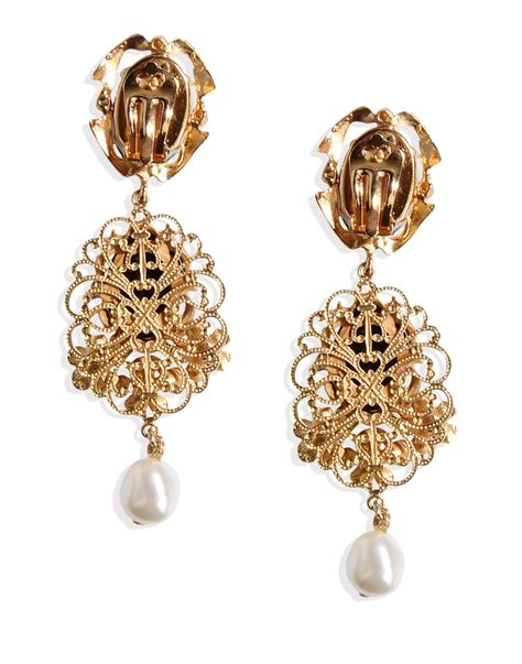 dolce gabbana earring|dolce and gabbana style earrings.